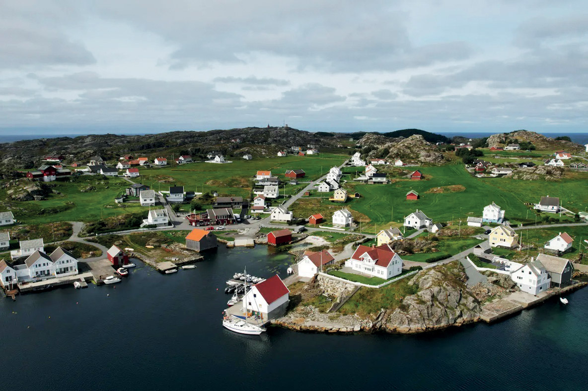 The island of Utsira is one of the few destinations that requires you to sail on the open sea.