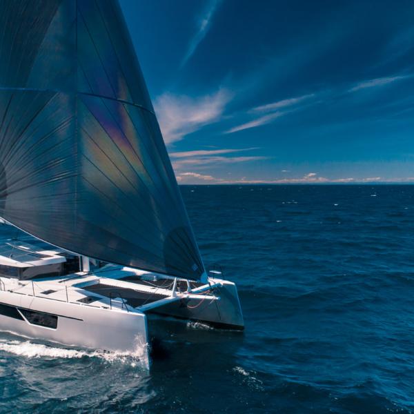 Thanks to its totally green energy production, the New Windelo 54 Yachting reached  La Grande-Motte from Canet-en-Roussillon  with zero carbon emissions.