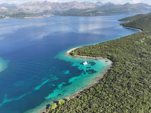 One of the advantages of cruising in the shoulder season is being able to choose your anchorage, rather than simply taking the only one left.