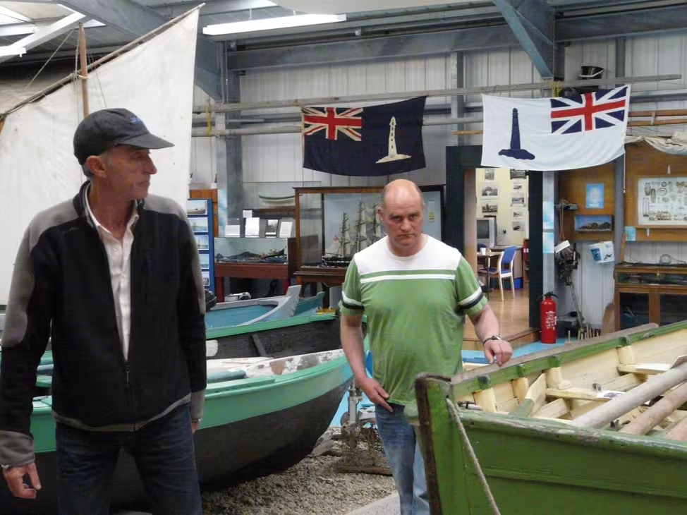 Wooden Boat Museum Tour with Fred in Uyeasound, Isle of Yell 