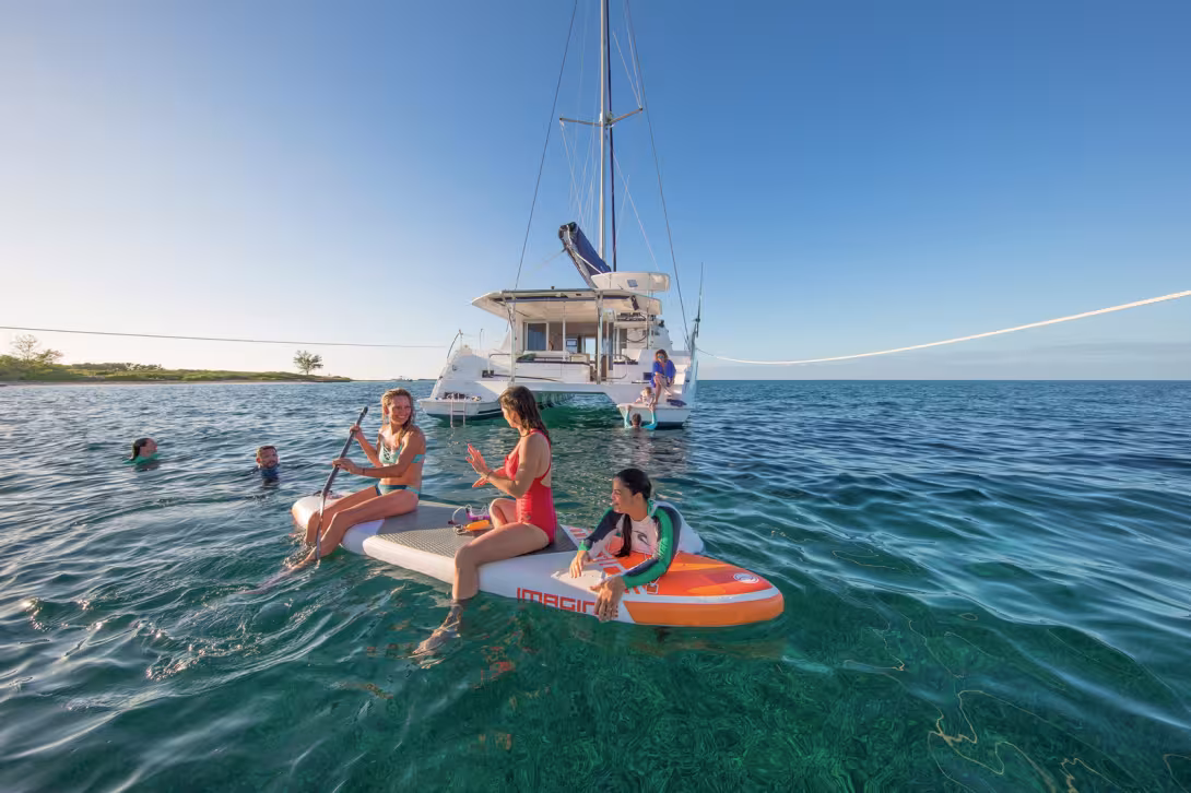 The choice of the destination and the boat is not everything: you must also think about which 'toys' to book, to have fun in the anchorage! (Photo: Sunsail)