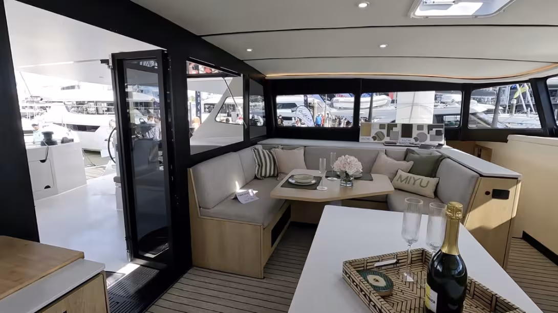 The Cure 55 is one of the most exciting catamarans from Australia in recent years. 