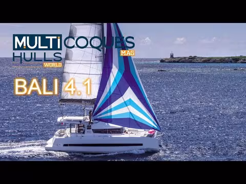 BALI 4.1 Catamaran - Boat Review Teaser - Multicoques Mag - Multihulls World